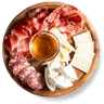 Tabla de embutidos y quesos