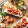 Bruschetta con tomate