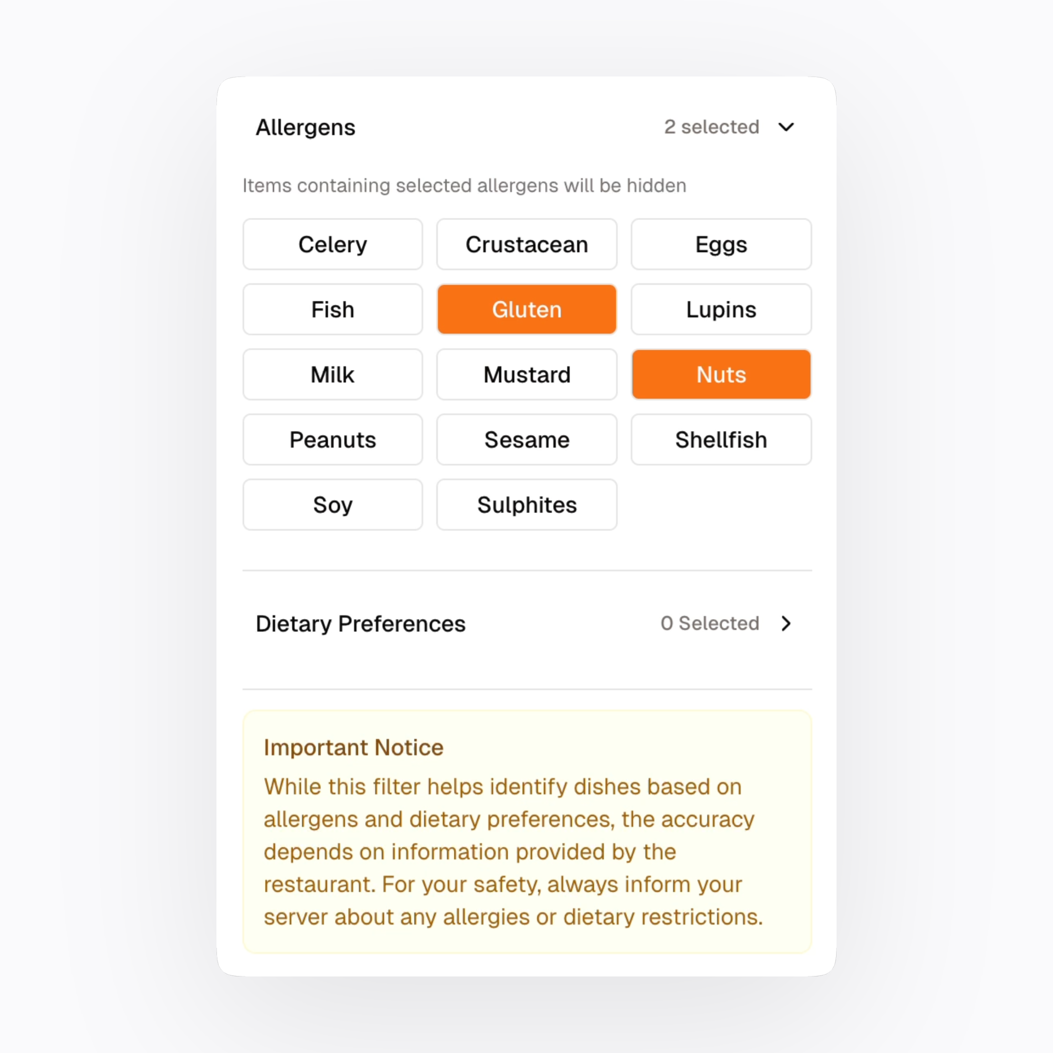 Restaurant-First Approach
